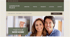 Desktop Screenshot of lexingtonplacefw.com